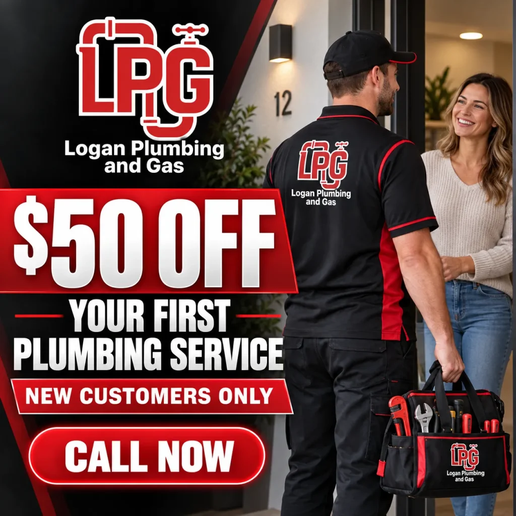 $50 off your first plumbing service, new customers only. Call now.