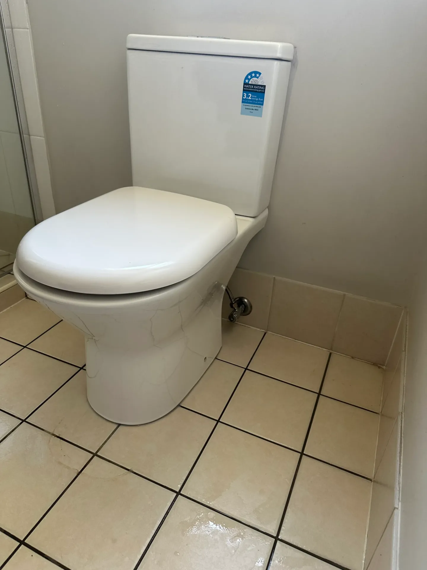 New toilet installed in a Logan bathroom